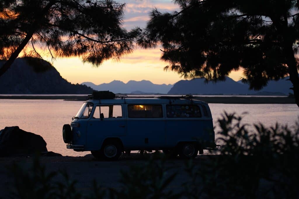 campervan in the lake district